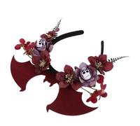 UKCOCO Halloween Bat Headband for Women with Comfortable Fit and Lightweight Design, Vivid and Spooky Bat Wings Hairband for Festive Celebrations and Day the Dead Costume Parties