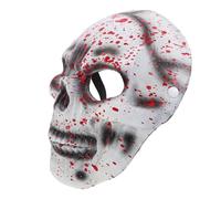 UKCOCO Halloween Bloody Skull Mask Scary Cosplay Prop for Day Dead Lightweight PU Foam Design for Costume Parties and Festivals Fits