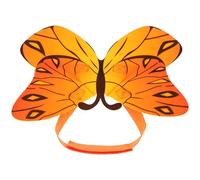 UKCOCO Halloween Butterfly Costume for Dogs and Cats, Orange Felt Material with Playful Butterfly Print, Easy to Wear with Fine Craftsmanship, for Festive Celebrations