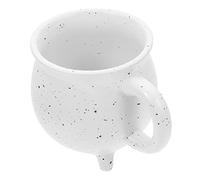 UKCOCO Halloween Ceramic Coffee Mug with Handle Three Legged Cauldron Design Decorative Drinking Cup for Tea and Hot Drinks Suitable for Home Office and Coffee Shops