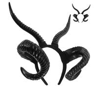 UKCOCO Halloween Sheep Horn Headband for Adults Fun Festival Hairband Lightweight Design Sturdy Materials for Themed Parties Celebrations Great for Memorable Photo Moments