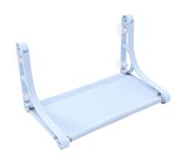 UKCOCO Hammock Creative Hanging Made from Sturdy PP Resin and Canvas Blue Perch Cat Window Suitable for Small Pets, for Indoor Play and Cat Cage Decoration
