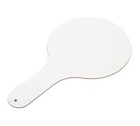 UKCOCO Handheld Student White Board Double Sided Dry Erase Paddle with Comfortable Handle Lightweight School Answer Board for Classroom Assessment and Writing Practice