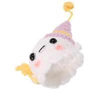 UKCOCO Handmade Crochet Ghost Doll Keychain Small Adorable Knitted Ghost Ornament for Car Bag for Couples and Friends