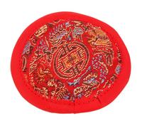 UKCOCO Handmade Nepalese Singing Bowl Cushion Pad in Red Cloth Material for Protecting and Fixing Singing Bowls Practical and Beautiful Suitable for Festival and Birthday Use