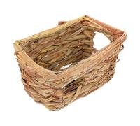 UKCOCO Handwoven Hamster Hideout Tunnel, Small Animal Nest Plaything, Natural Habitat Décor for Hamster Hiding and Shelter
