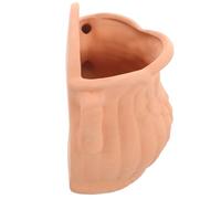 UKCOCO Hanging Flower Pot Terracotta Planter Indoor Outdoor Garden Pots Wall Mounted Planters for Balcony