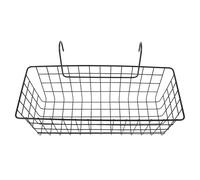 UKCOCO Hay Feeder Hollow Cast Iron Basket for Pet Cages Easy to Install Hanging Rack for Chinchillas and Animals Keeps Hay