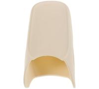 UKCOCO Heat Resistant Silicone Handle Sleeve for Curling Iron and Hair Straightener, Beige Curl Tool Cover Heatproof Grip, Hair Styling Tool Accessory for Safe Use and Travel