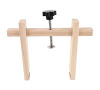UKCOCO Heavy-Duty Crossbar Rod Tofu Maker Replacement Wooden Press Handle with Smooth Surface, Sturdy Iron Lever Easy Tofu Making for Home Kitchen