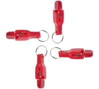 UKCOCO Heavy Duty Fishing Line Release Clips Red Abs Downrigger Snap Weight Release Clips 4pcs Compatible for Offshore and Ocean Fishing