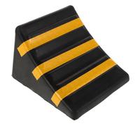UKCOCO Heavy Duty Rubber Wheel Chock with Slip Grip for Cars Rv Trucks Tire Stopper for Vehicle Maintenance and Parking Stability Portable Car Stop