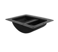 UKCOCO Heavy Duty Stylish and Sophisticated for Easy Portability Black Iron Speaker Cabinet Handle with Concave Design Side Grasp Holder Replacement for Stage and Pa Speakers