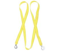 UKCOCO Heavy Duty Tow Rope for Cars and Bicycles, 3 Meter Nylon and Iron Emergency Strap with Reinforced Loops, High Strength and Reliability for Outdoor and Nighttime Use