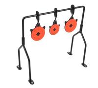 UKCOCO Heavy Metal Resetting Metal Rotating Target Reinforced Iron Base for Outdoor Shooting Range Training, Featuring Easy Portability and Instant Mechanism for Precise Practice