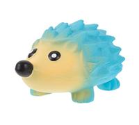 UKCOCO Hedgehog Squeaky Dog Toy Interactive Puppy Chew Toy for Dental Care Soft Latex Engaging Playtime for Indoor Outdoor Use Blue Color
