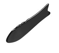 UKCOCO Horn Gua Sha Scraping Board for Body Massage and Pain Relief, Fish-Shaped Horn Scrapping Tool in Black, Circulation and Muscle Therapy for Neck, Back, and Legs