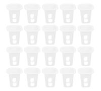 UKCOCO Hydroponic Planting Basket with Root Support and Wide Range of Applications for Hydroponics Gardening 100 Pcs Made of Sturdy White Pp Plastic for Vegetables and Plants