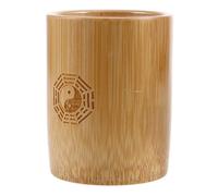 UKCOCO I Ching Divination Tool Bamboo Stick Bucket Wooden Fortune-telling Pot Traditional Chinese Divination Game Accessory for Home Decor and Feng Shui