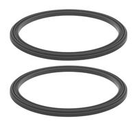 UKCOCO Ice Cream Maker Silicone Gasket Rings 2Pcs Leak-Preventing Replacement for Creami Ice Cream Machine Outer Bowl Seal for Kitchen Use