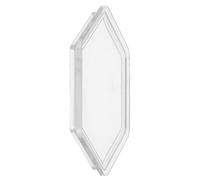 UKCOCO Jewelry Polisher Replacement Lid, Hexagonal Acrylic Sealed Barrel Cover Compatible with KT-6808 Jewelry Polishing Machine for Dust Prevention and Leak Prevention