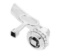 UKCOCO Keyed Alike Tubular Cabinet Lock with Square Keyhole Alloy Construction Easy Tool Installation Modern Design for Mailboxes Electrical Cabinets and Storage