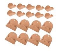 UKCOCO Kraft Paper Envelopes Letter Accessory Vintage Multi-Function 40pcs with Heart Clasp Closure, Mini Envelopes Retro Style for Old Letters and Blessing Messages