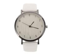 UKCOCO Ladies Women's Women Wrist Watch Leather Strap Watch Stainless Steel Leather Watch Easy to Read Watch Large Watch Womens White Childrens Womens Bracelet