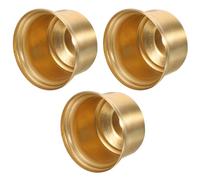 UKCOCO Lamp Holder Finial Quick Installation Brass E27 3pcs with Semi-Threaded Structure Vintage Table Lamp for Work Desks