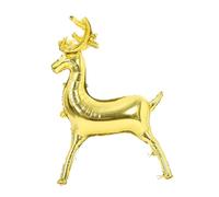 UKCOCO Large Decorative Elk Balloon Christmas Foil Reindeer Inflatable for Holiday Parties Stable Stand Up Design for Festive Decorations and Winter Celebrations