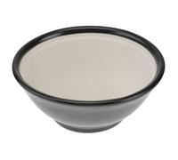 UKCOCO Large Pestle and Mortar Japanese Ceramic Bowl in Black, Japanese Style Grinding Bowl Made of Ceramic for Home and Restaurant Use, Kitchen Accessory for Efficient Food Preparation