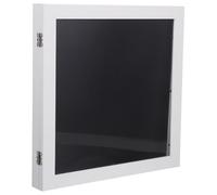 UKCOCO Large Shadow Box Frame for Football & Basketball Jerseys - 12.97×12.97×1.45in Clear Acrylic Front with Magnetic Closure - Dust-Proof Display for Sports Uniforms, Signed Shirts, Memorabilia - fo