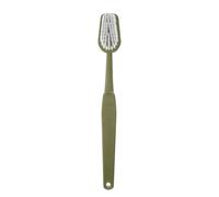 UKCOCO Large Toothbrush-Shaped Body Scrub Brush for Shower Back Washing, Exfoliating Wet Or Dry Bath Brush in Dark Green, Party Decorative Toothbrush Prop for Personal Care