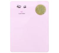UKCOCO Lash Tray Holder Eyelash Gasket with False Lash Strip and Jade Pallet for Eyelash Extensions in Beauty Salons Pink Acrylic
