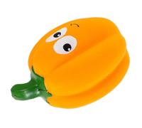 UKCOCO Latex Pumpkin-shaped Dog Chewing for Puppies, Orange Interactive Squeaky that Reduces Destructive Behaviour and Is Wear-resistant, for Small Dog Playing