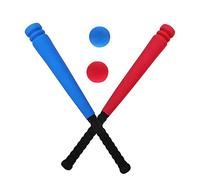 UKCOCO Lightweight Eva Baseball Bat with Soft Bats and Balls Safe for Hand Eye Coordination Teamwork Development for Home Park Backyard Activities Random Color