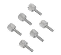 UKCOCO Lock Screw for Sliding Gauge 6pcs Metal M2.5x8mm Knurled Thumb Screws Designed for Dial Calipers in Engineering Caliper Spare Screw Needs Providing Precision Stability