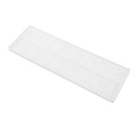 UKCOCO Long Plastic Watercolor Palette with 16 Wells, Multi-functional and Efficient Mixing Tray, Practical Portable Palette for Beginners and DIY Enthusiasts