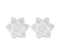 UKCOCO Lotus Flower Silicone Mold for DIY Epoxy Resin Casting, 3D Mirror Surface Reusable Flower Shape Mold for Jewelry Making and Decoration