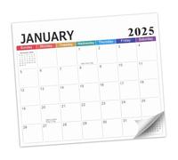 UKCOCO Magnetic Fridge Calendar with Large Font Monthly Weekly Planner for Refrigerator Easy Read Aesthetic Magnetic Refrigerator Calendar with Memo Sections for Home Kitchen Organization