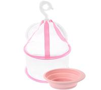 UKCOCO Makeup Brush Cleaner Set for Cosmetic Tools with Silicone Cleaning Pad and Hanging Drying Net Large Enough Capacity to Remove Makeup Residue, for Personal Beauty Care