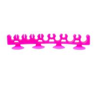 UKCOCO Makeup Brush Holder Silicone Slot Storage Organizer Rack Makeup Brush Drying Shelf for Bathroom Vanity