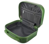 UKCOCO Makeup Organizer Travel Case 14-inch Hard Cosmetic Suitcase Candy Green Mini Handheld Storage Box for Beauty Tools and Toiletries