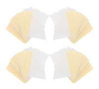 UKCOCO Makeup Remover Pads with Adhesive Strip 160pcs Arc-shaped Cotton Soft Practical Lash Pads for Safe Removal for Girls and Women for Home and Dress Room Use