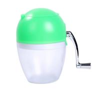 UKCOCO Manual Shaved Ice Machine Hand-Crank Ice Crusher for Home Use Kitchen Slushie Maker Summer Drinks Random Color