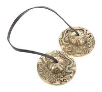 UKCOCO Meditation Cymbals for Yoga Practice Tranquility Chime Bells Spiritual Sound Therapy Instrument Mindfulness Meditation Bells Traditional Chinese Gong Instrument