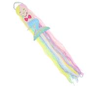 UKCOCO Mermaid Hair Clip Organizer Tassel Hanging Hair Accessories Holder for Girls Room Decor Wall-mounted Hairpin Storage Cute Decoration for Baby and Boys and Girls