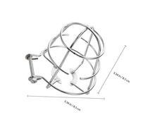 UKCOCO Metal Fire Sprinkler Head Protector Cover High-efficiency Protection and Easy Installation, Silver Sprinkler Head Guard for Commercial Buildings and Residential Complexes, Dn15