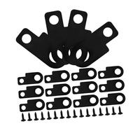UKCOCO Metal Guitar Pedal Holder Mounting Kit for Stage Presence and Practice and Quick Installation 16 Sets with Screws Compact Design for Electric Guitar Effects Pedals