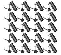 UKCOCO Metal Rope End Caps Black for 60pcs Drawstrings Shoelaces | Polished Finish, High-strength Build, Secure Permanent Attachment, Versatile Use on Sweatshirts and Shorts